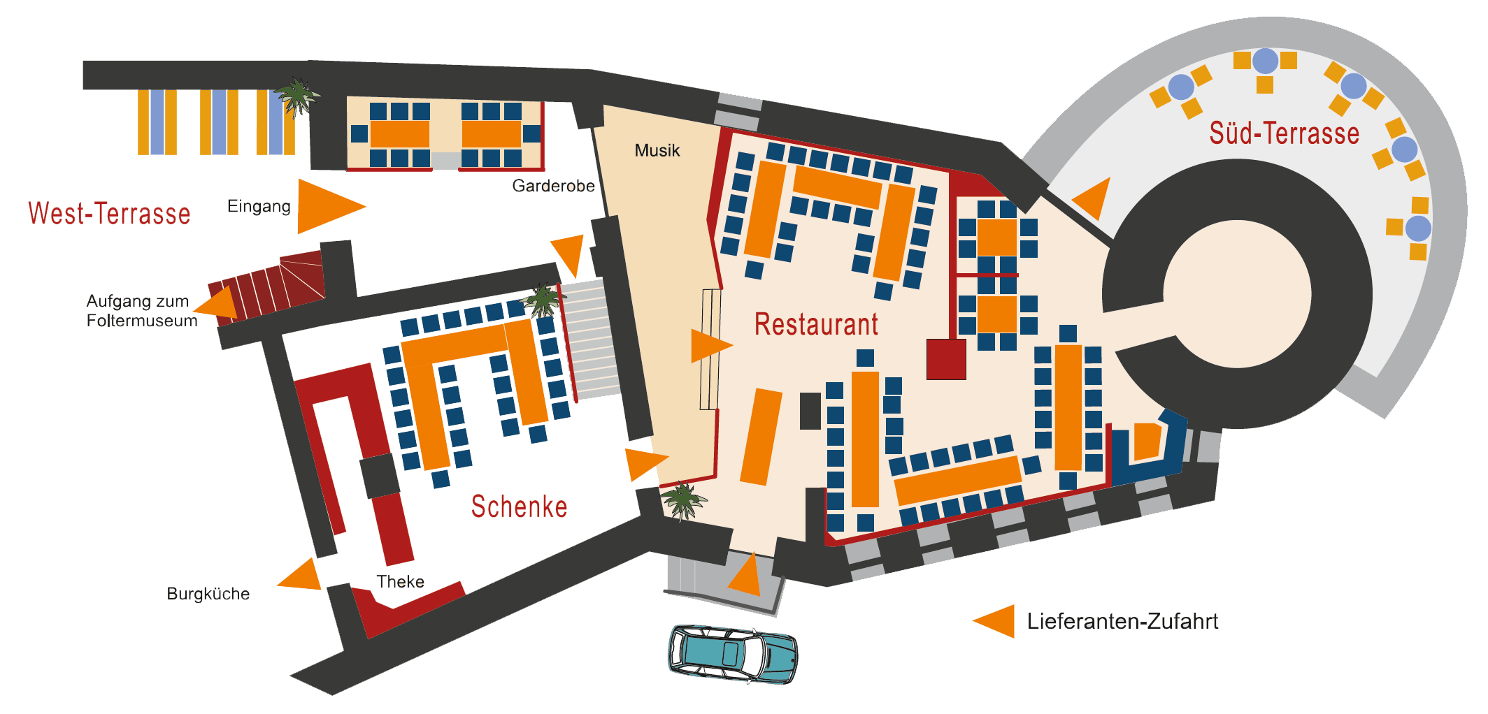 Tischplan Burg Sommeregg